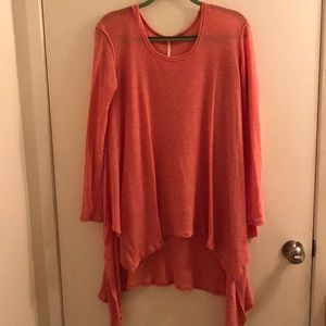 Free people raw hem tunic